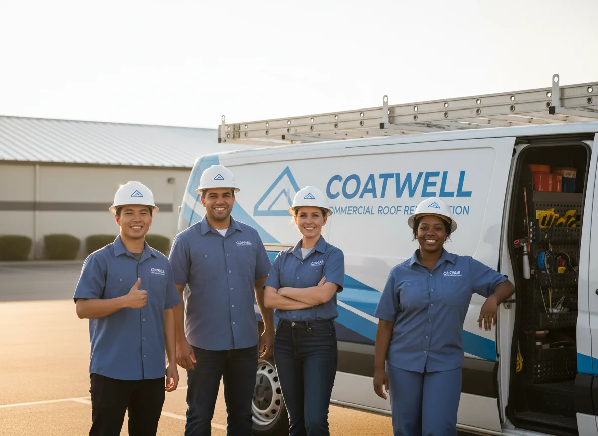 Commercial roof coating company in Randlett, OK